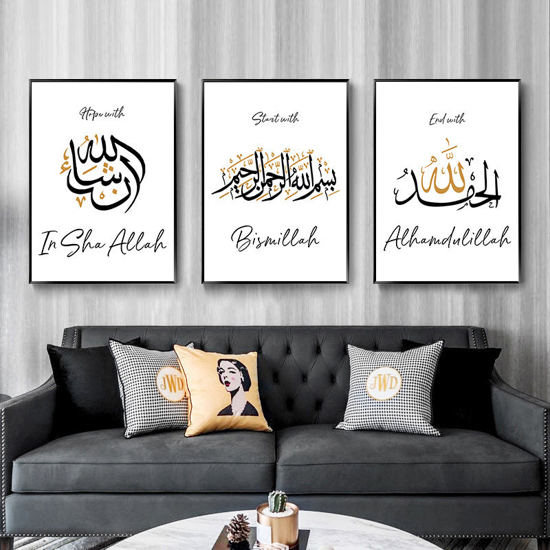 Modern Sofa Background Wall Living Room Bedroom Dining Room Painting Core