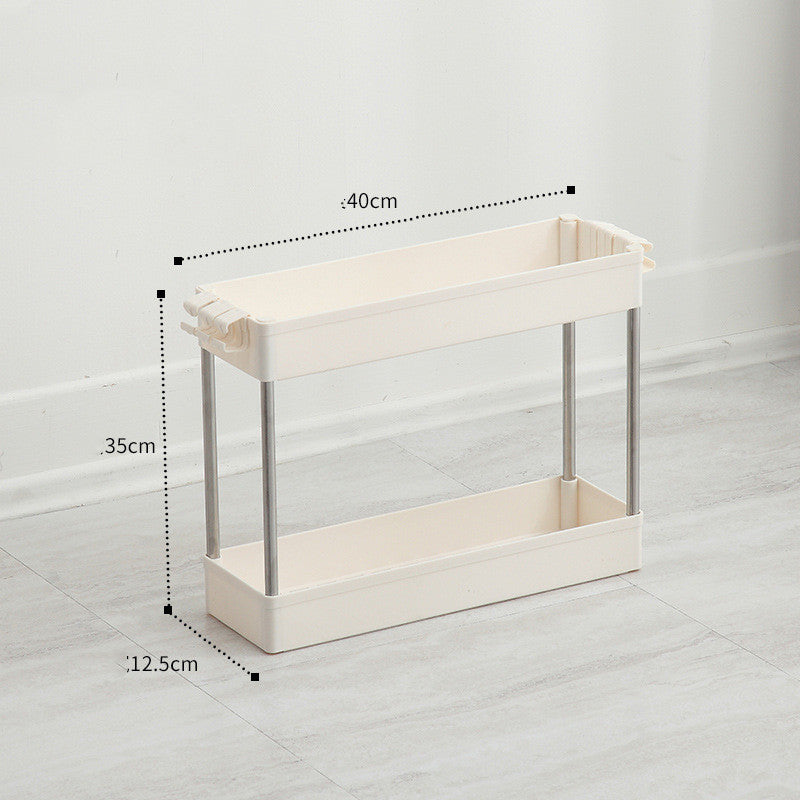 Punch-free Floor-to-ceiling Bathroom Storage Rack Toilet