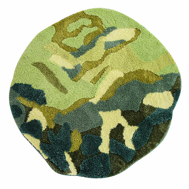 Modern Minimalist Bedroom Bedside Wool Rug