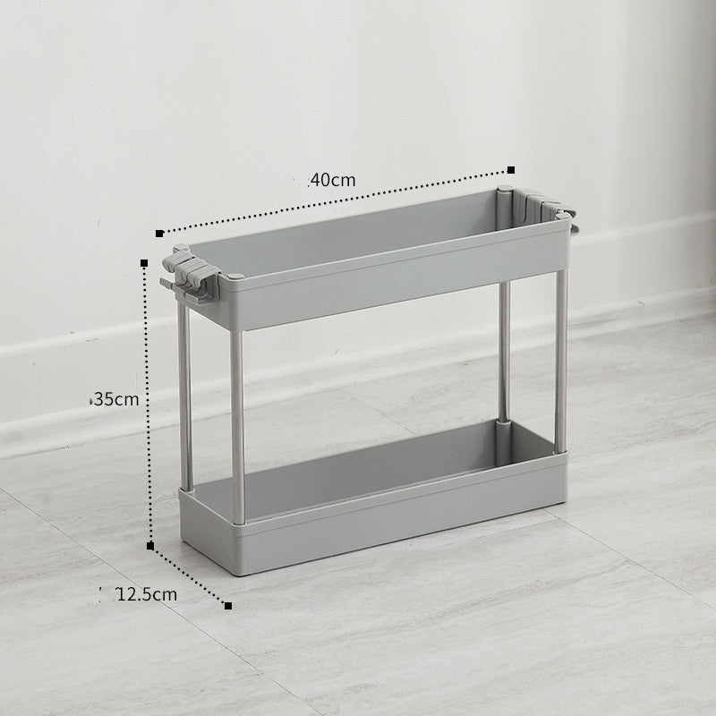 Punch-free Floor-to-ceiling Bathroom Storage Rack Toilet
