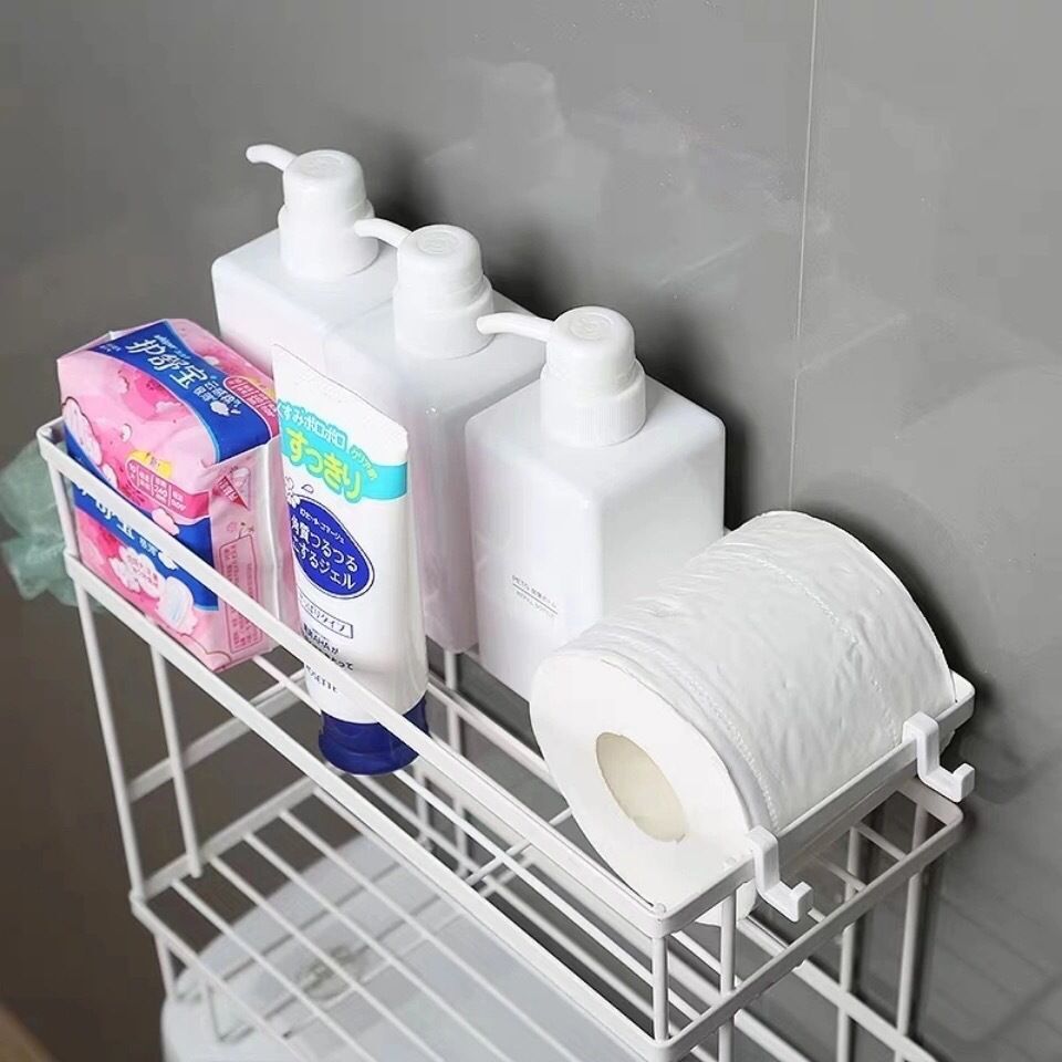 Punch-free Toilet Rack Bathroom Sundries Storage