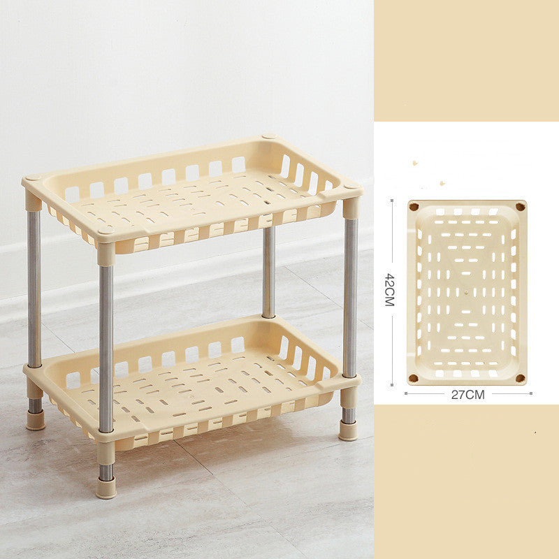 Punch-free Floor-to-ceiling Bathroom Storage Rack Toilet